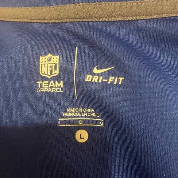New York Giants full zip Nike NFL DryFit Jacket, size Large - Picture 8 of 9